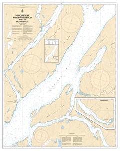 Portland Inlet, Khutzeymateen Inlet and Pearse Canal thumbnail for chart Portland Inlet, Khutzeymateen Inlet and Pearse Canal