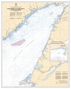 Pointe Amour à / to Cape Whittle et / and Cape George thumbnail for chart Pointe Amour à / to Cape Whittle et / and Cape George