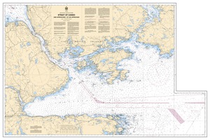 thumbnail for chart Strait of Canso and Approaches / et les approches