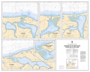 Harbours on the North Shore / Hâvres sur la Côte Nord thumbnail for chart Harbours on the North Shore / Hâvres sur la Côte Nord