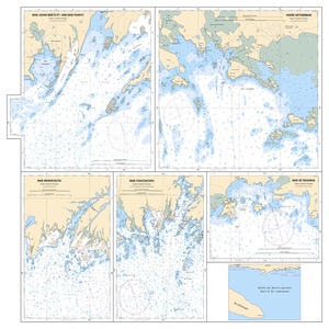 thumbnail for chart Havres et Mouillages - Harbours and Anchorages - Côte-Nord/North Shore