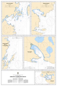 Harbours in / Havres dans Hare Bay thumbnail for chart Harbours in / Havres dans Hare Bay