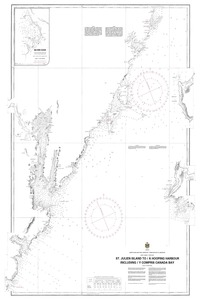 thumbnail for chart St. Julien Island to / à Hooping Harbour including / y compris Canada Bay