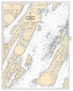 Presque Harbour to / à Bar Haven Island and / et Paradise Sound thumbnail for chart Presque Harbour to / à Bar Haven Island and / et Paradise Sound