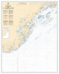 thumbnail for chart Long Island to / à St. Lawrence Harbours