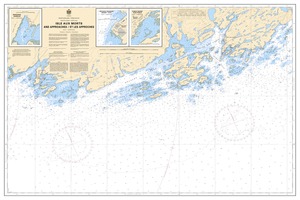 thumbnail for chart Isle aux Morts and Approaches / et les approches