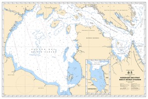 Hudson Strait and Bay/Baie et Détroit DHudson thumbnail for chart Hudson Strait and Bay/Baie et Détroit DHudson