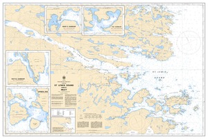 St. Lewis Sound and / et Inlet thumbnail for chart St. Lewis Sound and / et Inlet