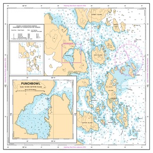 thumbnail for chart Punchbowl Inlet and Approaches / et les approches