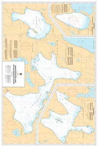 thumbnail for chart Manitoulin Island Lakes / Lacs sur Manitoulin Island