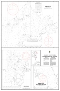 thumbnail for chart Plans in Lake Nipigon / Plans dans le lac Nipigon