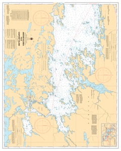 thumbnail for chart Rainy Lake/Lac à la pluie Southeast Portion/Partie sud-est Anchor Islands to/à Oakpoint Island