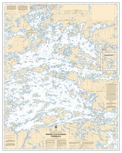 thumbnail for chart Kenora to/à Aulneau Peninsula (Northern Portion / Partie nord)