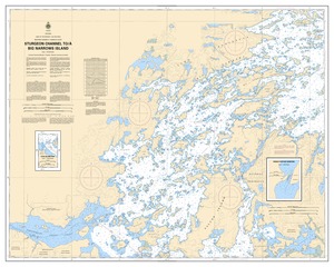 thumbnail for chart Sturgeon Channel to/à Big Narrows Island