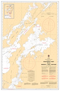 Wightman Point to/à Whiskey Jack Portage thumbnail for chart Wightman Point to/à Whiskey Jack Portage