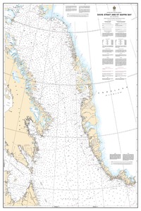 Davis Strait and/et Baffin Bay thumbnail for chart Davis Strait and/et Baffin Bay
