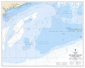 Halifax to / à Sable Island / Île de Sable, Including / y compris Emerald Bank / Banc dÉmeraude and / et Sable Island Bank / Banc de lÎle de Sable thumbnail for chart Halifax to / à Sable Island / Île de Sable, Including / y compris Emerald Bank / Banc dÉmeraude and / et Sable Island Bank / Banc de lÎle de Sable