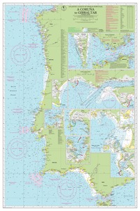 A Coruña to Gibraltar thumbnail for chart A Coruña to Gibraltar