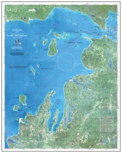 thumbnail for chart MI, Lake Michigan North End Navisat Map