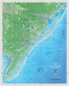 thumbnail for chart NJ, New Jersey Shore Navisat Map