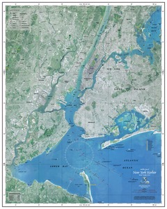 NY, New York Harbor Navisat Map thumbnail for chart NY, New York Harbor Navisat Map