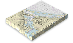 Nautical Charts On Canvas