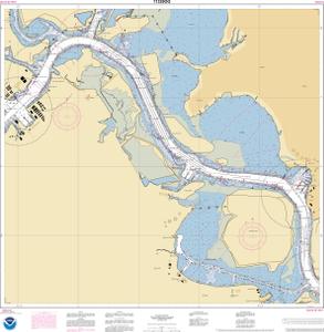 thumbnail for chart Houston Ship Channel Alexander Island to Carpenters Bayou;San Jacinto and Old Rivers