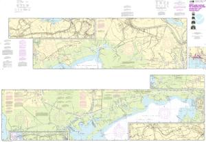 thumbnail for chart Intracoastal Waterway Wax Lake Outlet to Forked Island including Bayou Teche, Vermilion River, and Freshwater Bayou