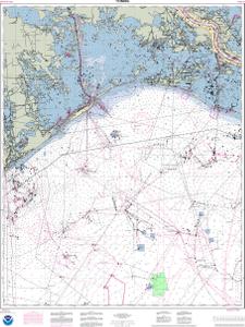 Barataria Bay and approaches thumbnail for chart Barataria Bay and approaches