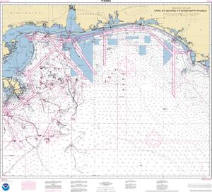 Cape St. George to Mississippi Passes thumbnail for chart Cape St. George to Mississippi Passes