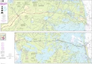 thumbnail for chart Barataria and Bayou Lafourche Waterways Intracoastal Waterway to Gulf of Mexico