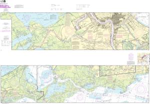 Intracoastal Waterway Waveland to Catahoula Bay thumbnail for chart Intracoastal Waterway Waveland to Catahoula Bay