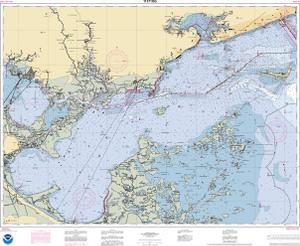 thumbnail for chart Lake Borgne and approaches Cat Island to Point aux Herbes