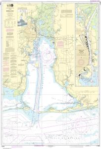 Mobile Bay Navigation Chart