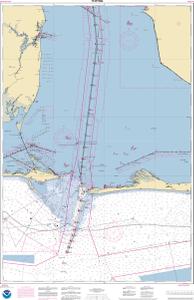 thumbnail for chart Mobile Bay Approaches and Lower Half