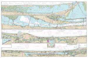 thumbnail for chart Intracoastal Waterway Tolomato River to Palm Shores,