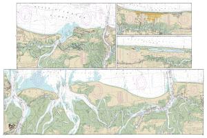 thumbnail for chart Intracoastal Waterway St. Simons Sound to Tolomato River