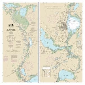 thumbnail for chart St. Johns River Lake Dexter to Lake Harney