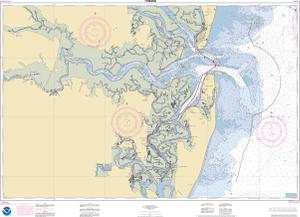 thumbnail for chart St. Andrew Sound and Satilla River