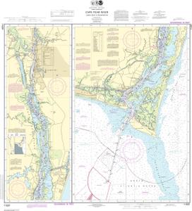 Cape Fear River Cape Fear to Wilmington thumbnail for chart Cape Fear River Cape Fear to Wilmington