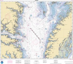 thumbnail for chart Chesapeake Bay Wolf Trap to Smith Point