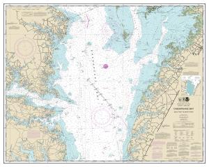 thumbnail for chart Chesapeake Bay Wolf Trap to Smith Point,