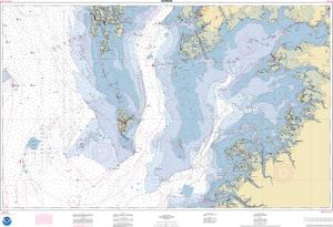 thumbnail for chart Chesapeake Bay Pocomoke and Tangier Sounds