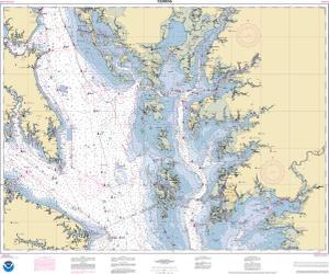 thumbnail for chart Chesapeake Bay Smith Point to Cove Point