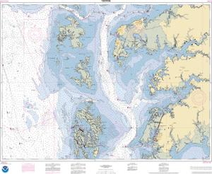 thumbnail for chart Chesapeake Bay Tangier Sound Northern Part