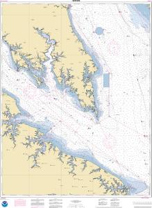 thumbnail for chart Potomac River Chesapeake Bay to Piney Point