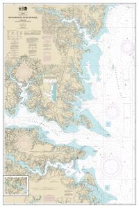 thumbnail for chart Chesapeake Bay Rappahannock River Entrance, Piankatank and Great Wicomico Rivers,