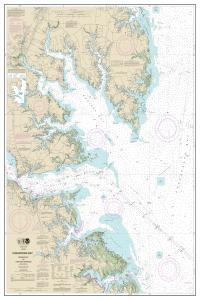 thumbnail for chart Chesapeake Bay Mobjack Bay and York River Entrance