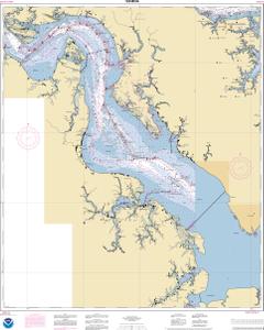 thumbnail for chart James River Newport News to Jamestown Island