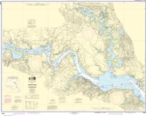 James River Jamestown Island to Jordan Point thumbnail for chart James River Jamestown Island to Jordan Point